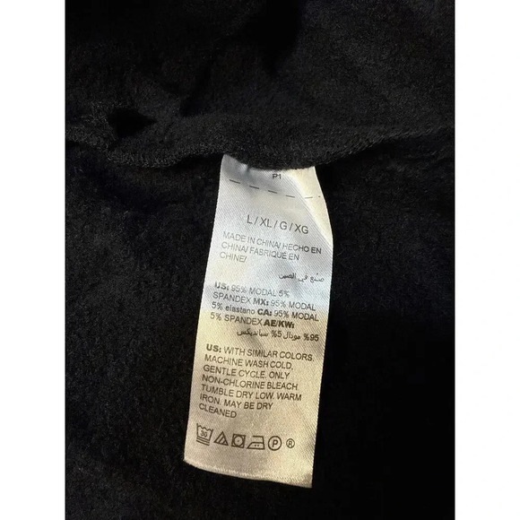 SOMA size L/XL black cozy cardigan - Picture 5 of 5